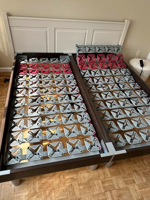 Elektrisch Verstelbaar Tweepersoons Bed 180x200, Huis en Inrichting, Slaapkamer | Bedden, Gebruikt, Tweepersoons, 180 cm, 200 cm