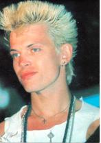 Kleurenfotokaart Billy Idol, Verzenden, 1980 tot heden, Zo goed als nieuw, Overige onderwerpen