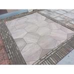 Opruiming Zeskant Terrastegel beige taupe betontegel 15,95, Tuin en Terras, Tegels en Klinkers, Ophalen, Nieuw, 10 m² of meer