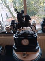 Antieke pendule met ruiterbeeld, Antiek en Kunst, Ophalen of Verzenden