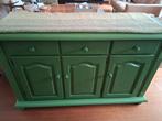 Houten dressoir boerenkool groen, Ophalen, 25 tot 50 cm