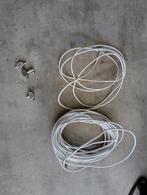 COAX kabel 20 m + 4m en splitters, Ophalen, Zo goed als nieuw, 10 meter of meer, Coaxiale kabel