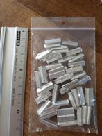 50 zilverkleurige afwerkklemmen 20x7mm, Ophalen of Verzenden, Nieuw, Overige typen