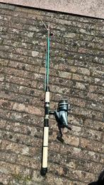 Vishengel Kali glass hengel met molen daiwa a-150rl, Ophalen of Verzenden, Gebruikt, Molen