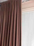 3 taupe/bruine verduisterende gordijnen 2.40H ehv geldrop, Huis en Inrichting, 200 cm of meer, Wit, Ophalen of Verzenden, Zo goed als nieuw