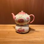 Theepot en theelichthouder C’est la vie - Jet ter Steege, Ophalen of Verzenden