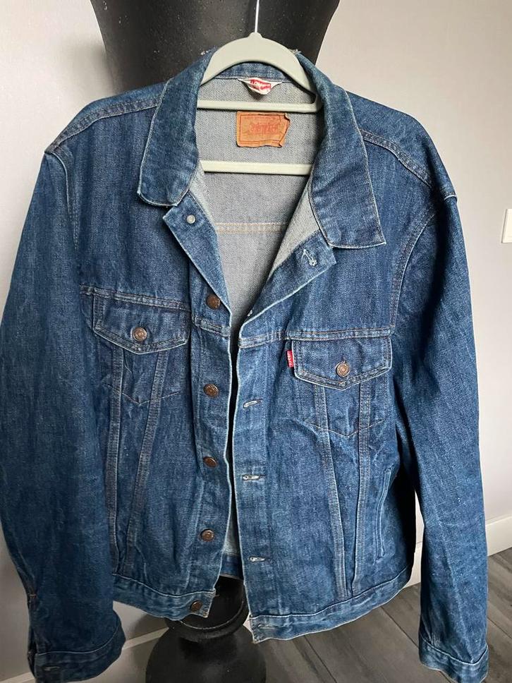 Vintage Levi's Jas, Kleding | Heren, Jassen | Zomer, Gedragen, Maat 52/54 (L), Blauw, Ophalen of Verzenden