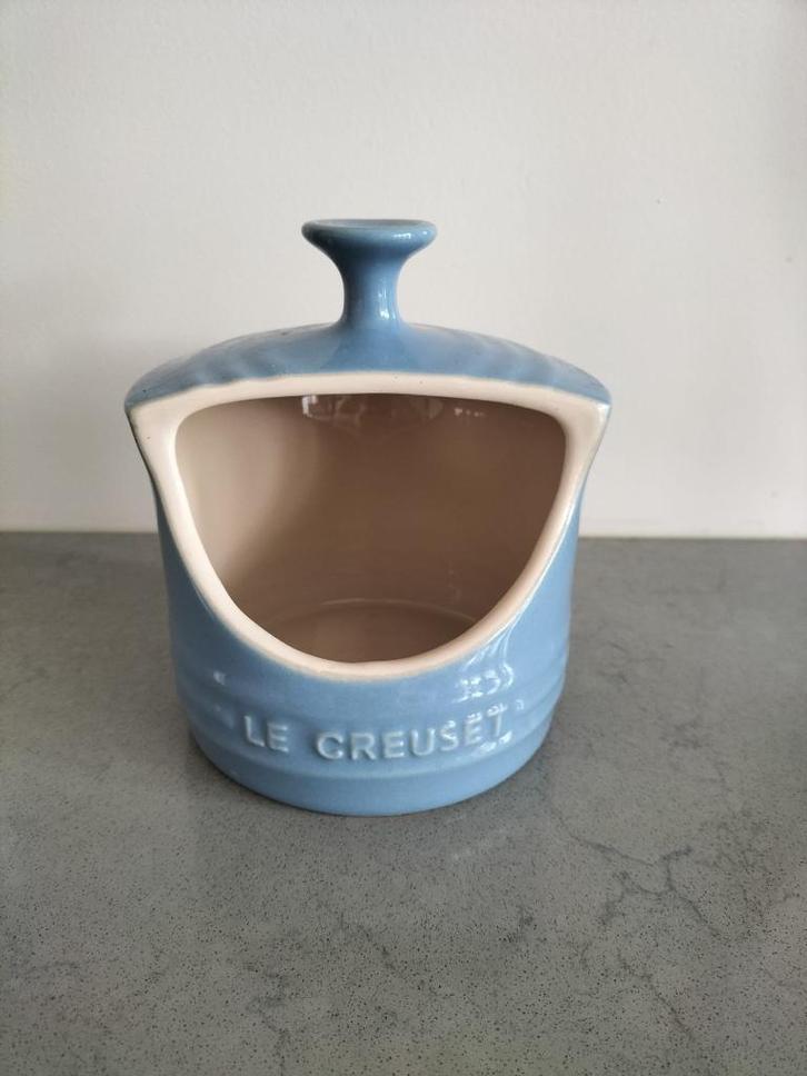 Le Creuset zoutpot /zoutvarken - aardewerk 0,8 liter, Huis en Inrichting, Keuken | Potten en Pannen, Nieuw, Pot, Bus of Blik, Overige materialen
