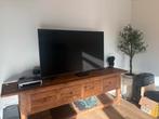 Mooie houten tv meubel ( niet tv), Ophalen, Gebruikt, 150 tot 200 cm, Eikenhout