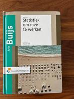 9de druk - Statistiek om mee te werken - A Buijs, Ophalen of Verzenden, Zo goed als nieuw, Overige niveaus