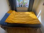 Pallet bed (140x200), Huis en Inrichting, Ophalen, Wit, Tweepersoons, 140 cm