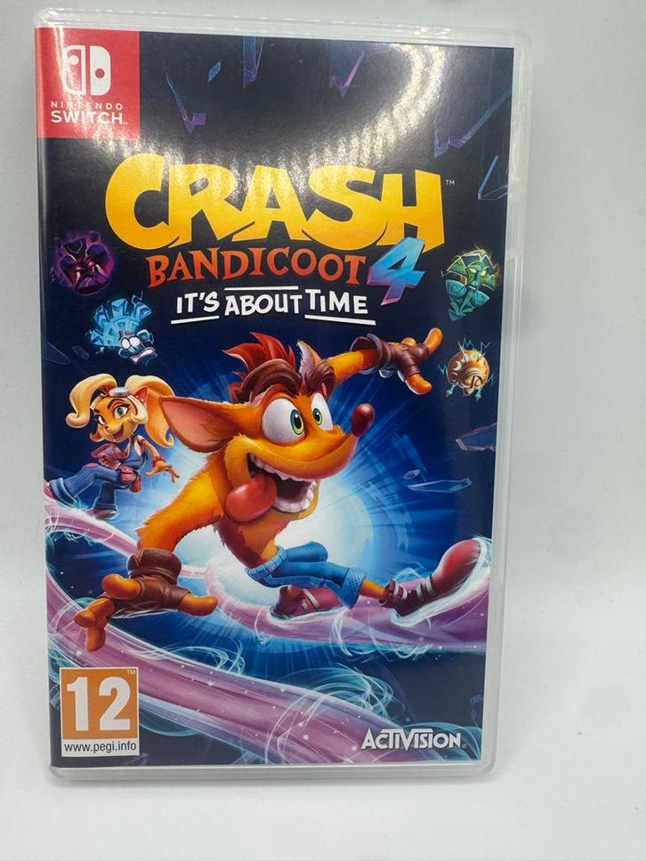 Crash Bandicoot 4: It's About Time - Nintendo Switch, Spelcomputers en Games, Games | Nintendo Switch, Zo goed als nieuw, Platform