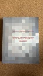 Statistics for Business and Economics, mc Clave, Ophalen of Verzenden, Zo goed als nieuw