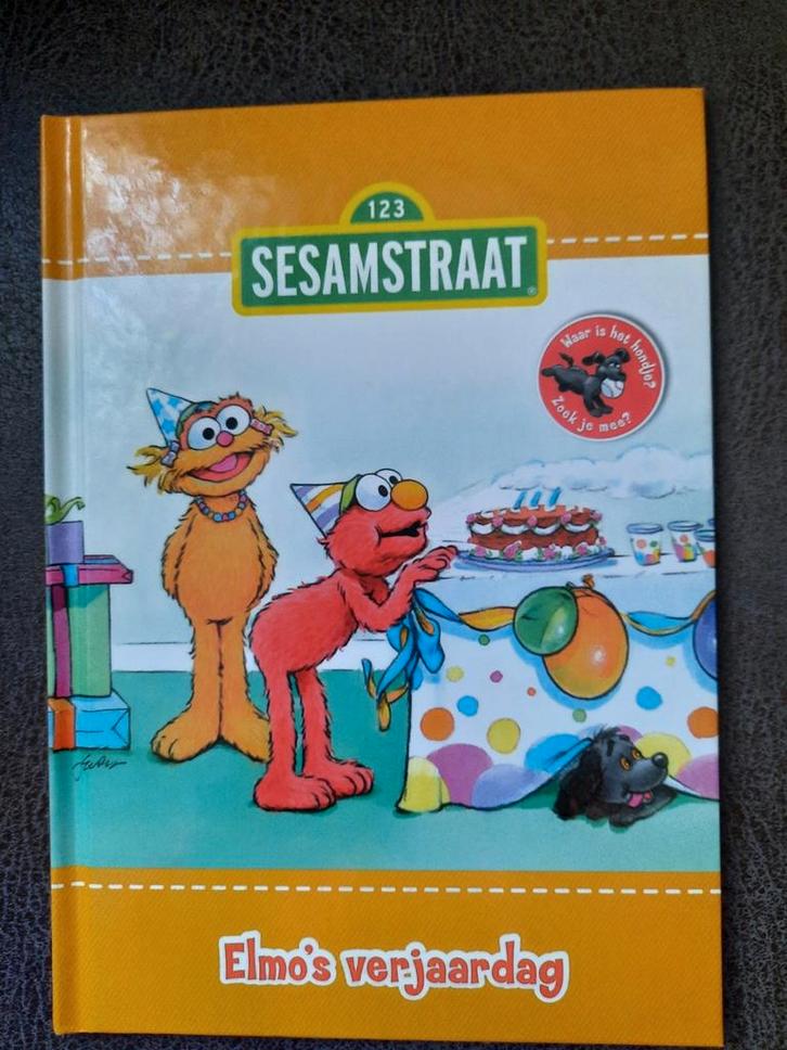 123 SESAMSTRAAT: Elmo's verjaardag, Boeken, Kinderboeken | Kleuters, Gelezen, Fictie algemeen, Ophalen of Verzenden
