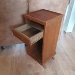 Vintage - Nachtkastje - Bijzetkastje - Telefoonkastje -Hout, Ophalen of Verzenden