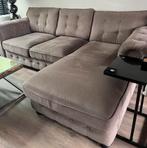 Taupekleurige loungebank, Huis en Inrichting, Banken | Sofa's en Chaises Longues, Ophalen of Verzenden, Zo goed als nieuw