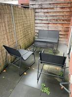 Tuinset - 2 stoelen, bankje & tafeltje - Den Bosch, Tuin en Terras, Ophalen, Gebruikt, Overige materialen, 4 zitplaatsen