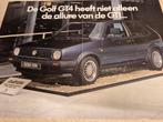 Nederlands Volkswagen Golf GT4 Golf 2 brochure mooie uitgave, Ophalen of Verzenden, Volkswagen