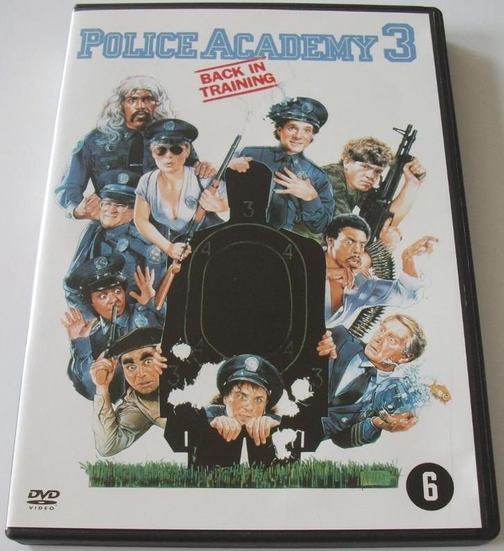 Dvd *** POLICE ACADEMY 3 ***, Cd's en Dvd's, Dvd's | Komedie, Zo goed als nieuw, Overige genres, Vanaf 6 jaar, Ophalen of Verzenden