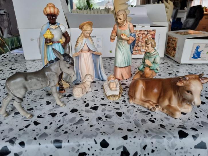 Goebel Kerststal figuren, Verzamelen, Beelden en Beeldjes, Zo goed als nieuw, Overige typen, Ophalen of Verzenden