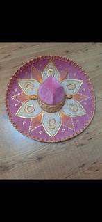 Roze Sombrero Hoed - Feestelijk en Uniek!, Ophalen of Verzenden, Zo goed als nieuw, Hoed of Pruik, Carnaval