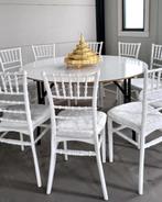 Napoleon/tiffany stoelen, tafels, decoratie en seevies, Ophalen of Verzenden, Zo goed als nieuw, Versiering, Geboorte of Huwelijk