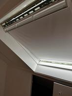 Velux Dakraam Rolgordijn Verduisterend, Gebruikt, Wit, 100 tot 150 cm, 50 tot 100 cm