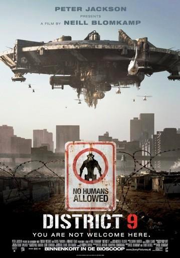 DISTRICT  9      filmposter., Verzamelen, Posters, Nieuw, Film en Tv, A1 t/m A3, Overige vormen, Verzenden