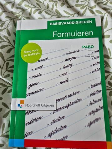 basisvaardigheden formuleren pabo beschikbaar voor biedingen