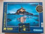 Clementoni Fluorescent puzzel Mont Saint-Michel (1000), Ophalen, 500 t/m 1500 stukjes, Gebruikt, Legpuzzel