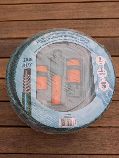 Tuinslang en spoeiers/grondcontactdoos, Tuin en Terras, Tuinsproeiers, Gebruikt, Handsproeier, Ophalen of Verzenden