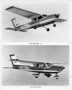 Twee Cessna vliegtuigen., Ophalen of Verzenden, Zo goed als nieuw, Kaart, Foto of Prent