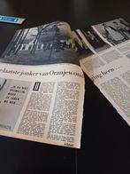Artikel laatste jonker Oranjewoud  de Blocq van Scheltinga, Ophalen of Verzenden, 1940 tot 1960, Knipsel(s)
