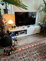 Hoogwaardige wit glans tv meubel space age jaren 60, Huis en Inrichting, Kasten | Televisiemeubels, 150 tot 200 cm, Minder dan 100 cm