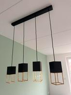 Hanglamp eglo montebaldo zwart/goud, Huis en Inrichting, Lampen | Hanglampen, Verzenden, Zo goed als nieuw, Minder dan 50 cm