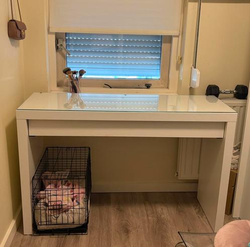 Ikea MALM make up tafel, Huis en Inrichting, Bureaus, Gebruikt, Ophalen