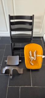 Stokke Tripp Trapp Complete Set Nieuw Model Zwart, Kinderen en Baby's, Kinderstoelen, Ophalen, Zo goed als nieuw, Meegroeistoel