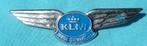 KLM JUNIOR STEWARDESS WINGS LUCHTVAART INSIGNE UIT JAREN ‘70, Verzenden, Patch, Badge of Embleem