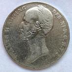 Nederland 2-1/2 Gulden 1845b Willem II Rijksdaalder zilver, Ophalen of Verzenden