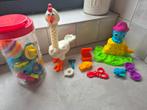Play doh kukele kip en octopus met veel extra uitsteekvormen, Ophalen of Verzenden, Zo goed als nieuw, Knutselen