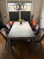 Stevige Eettafel 2 meter bij 1 meter, Ophalen, 200 cm of meer, 50 tot 100 cm, Zo goed als nieuw