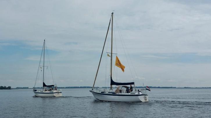 Moody 33 mk1 nieuwe genua ll,oude genua 1 nieuwe buiskap l, Watersport en Boten, Zeilen en Zeiltoebehoren, Zo goed als nieuw, Genua of Fok