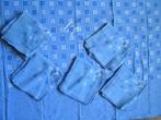 antiek tafelkleed met monogram en 6 servetten nr JJ 464, Verzenden