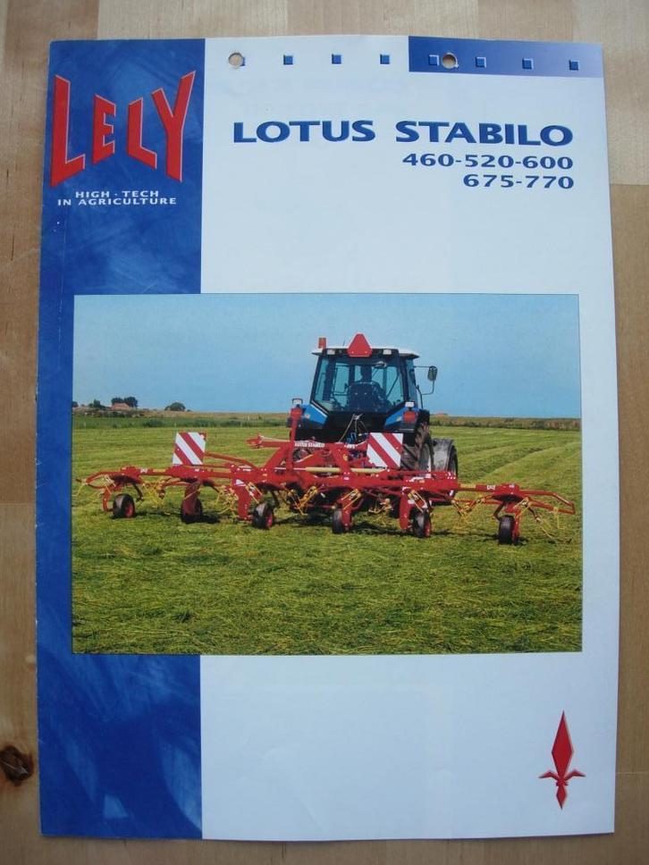 Lely Lotus Stabilo Schudder Brochure ca 2000, Boeken, Catalogussen en Folders, Zo goed als nieuw, Catalogus, Ophalen