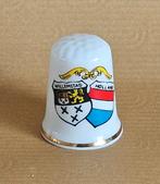 Vingerhoedje dubbel wapenschild Willemstad/Holland, Verzenden, Zo goed als nieuw, Porselein, Nederland