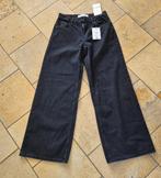 Nieuwe zwarte broek Bershka mt 38 wide leg, Maat 38/40 (M), Zwart, Nieuw, Bershka