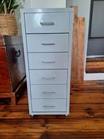 Ikea helmer ladenblok | ladenkastje grijs, Ophalen, Minder dan 50 cm, Gebruikt, 5 laden of meer