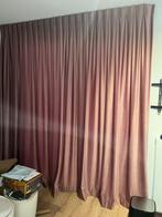 Overgordijnen oud roze, Overige kleuren, 200 cm of meer, Ophalen of Verzenden, Zo goed als nieuw