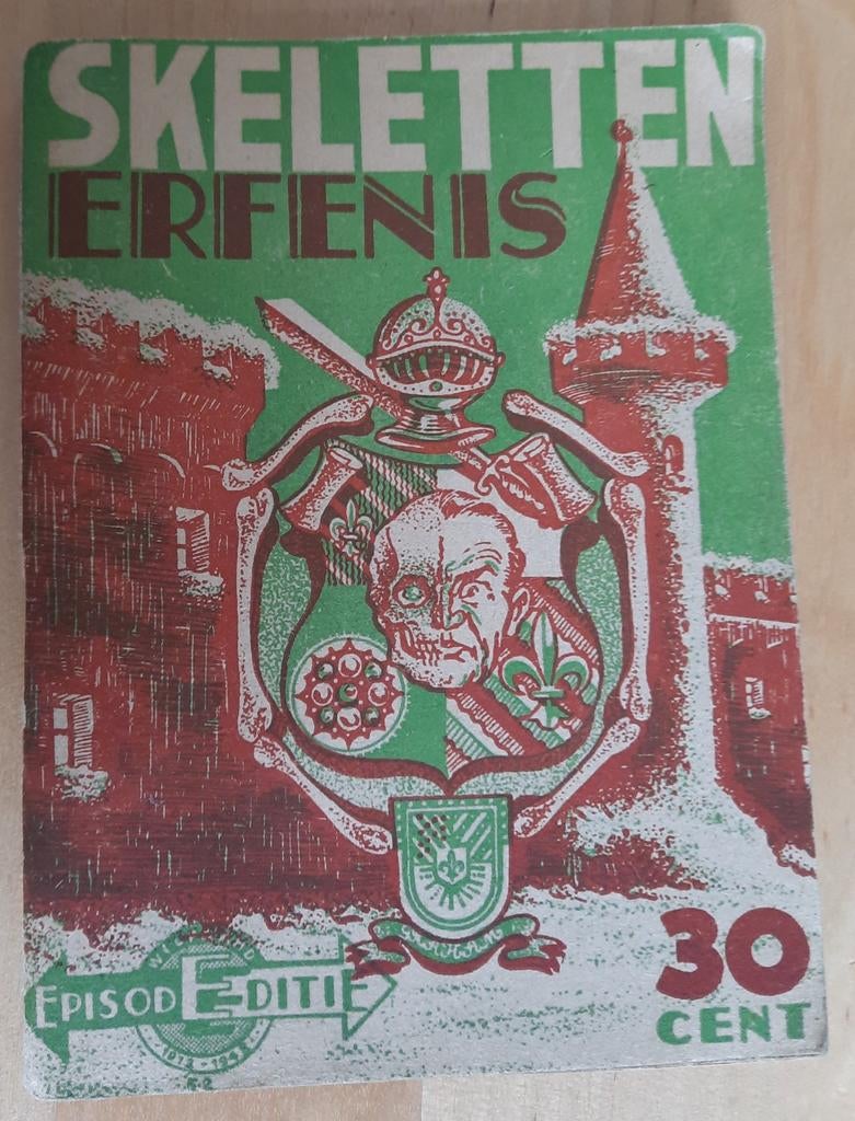SKELETTEN ERFENIS - DETECTIVE BEELDROMAN - UITGAVE ATH, Boeken, Stripboeken, Eén stripboek, Ophalen of Verzenden, Gelezen