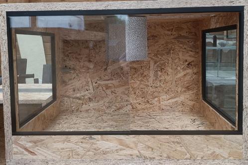 euw osb reptielen terrarium 60/40/40 met zijruiten, Dieren en Toebehoren, Reptielen en Amfibieën | Toebehoren, Nieuw, Terrarium of Paludarium